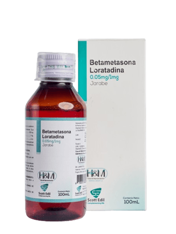 BETAMETASONA LORATADINA 0.05MG-1MG X 100 ML