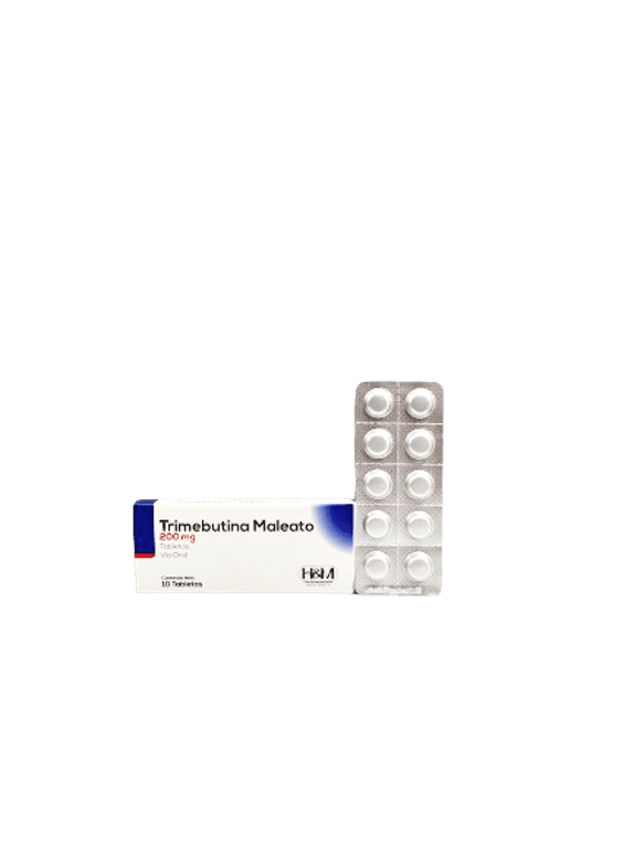 TRIMEBUTINA 200 MG X 10 TABLETAS